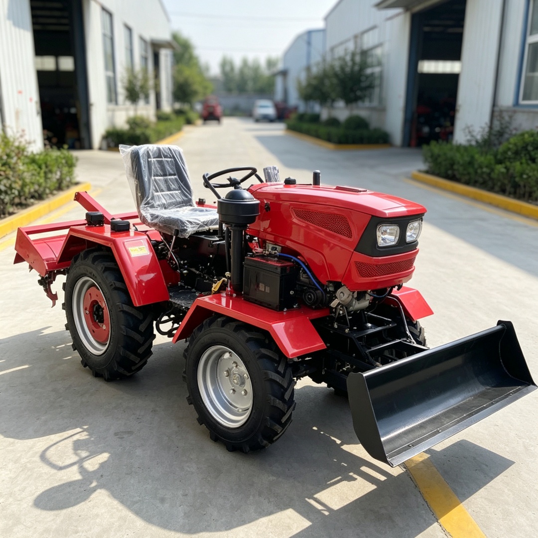 Tractor Implement - Trattore Cavalcabile Personalizzato con Fresa Rotante