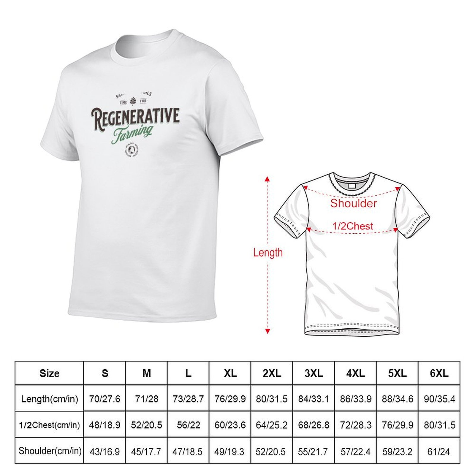 T-shirt per l'agricoltura rige - Regenerative Farming Agriculture recensione e prezzo