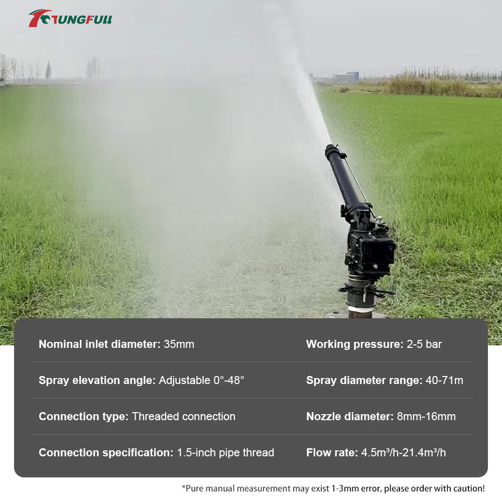 0-48 °   Irrigatore a turbina  - Farming Agriculture & Cooking recensione e prezzo