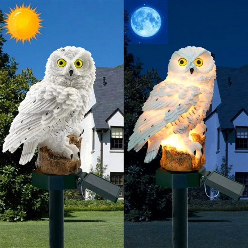 Statua di Gufo Solare con Luce - Farming And Agriculture recensione e prezzo
